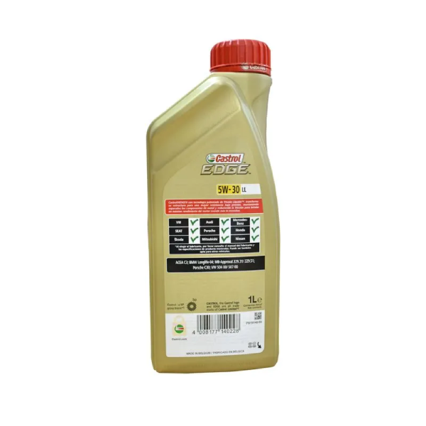 ACEITE CASTROL EDGE 5W30  LL DPF ACEA C3 1 LT - Imagen 2