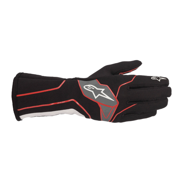 Guantes Karting Alpinestars Tech-1 K V2 Negro Rojo Blanco