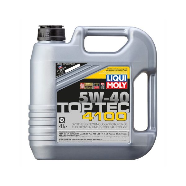 LIQUI MOLY LIQUI MOLY 5W40 TOP TEC 4100 4LT.