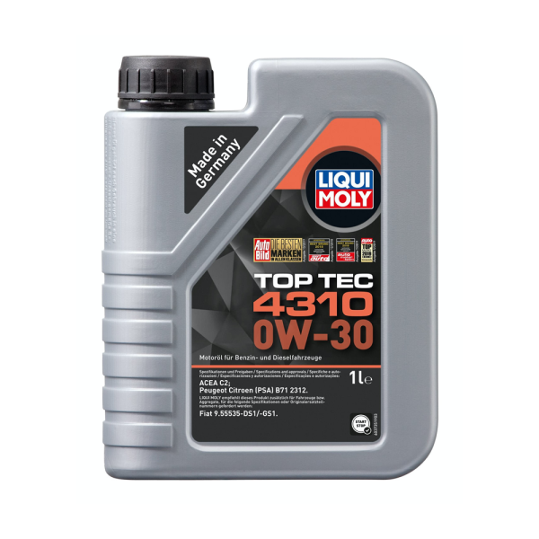 LIQUI MOLY 0W30 TOP TEC 4310 5LT.